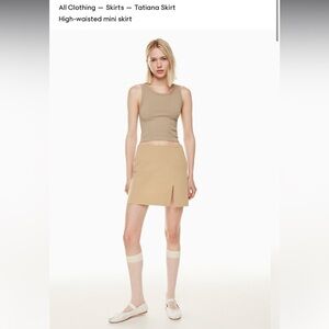 Sunday Best Lightweight Tatiana Skirt (White)